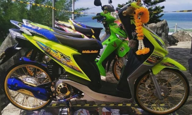 Modifikasi Motor Beat Karburator Keren & Simple