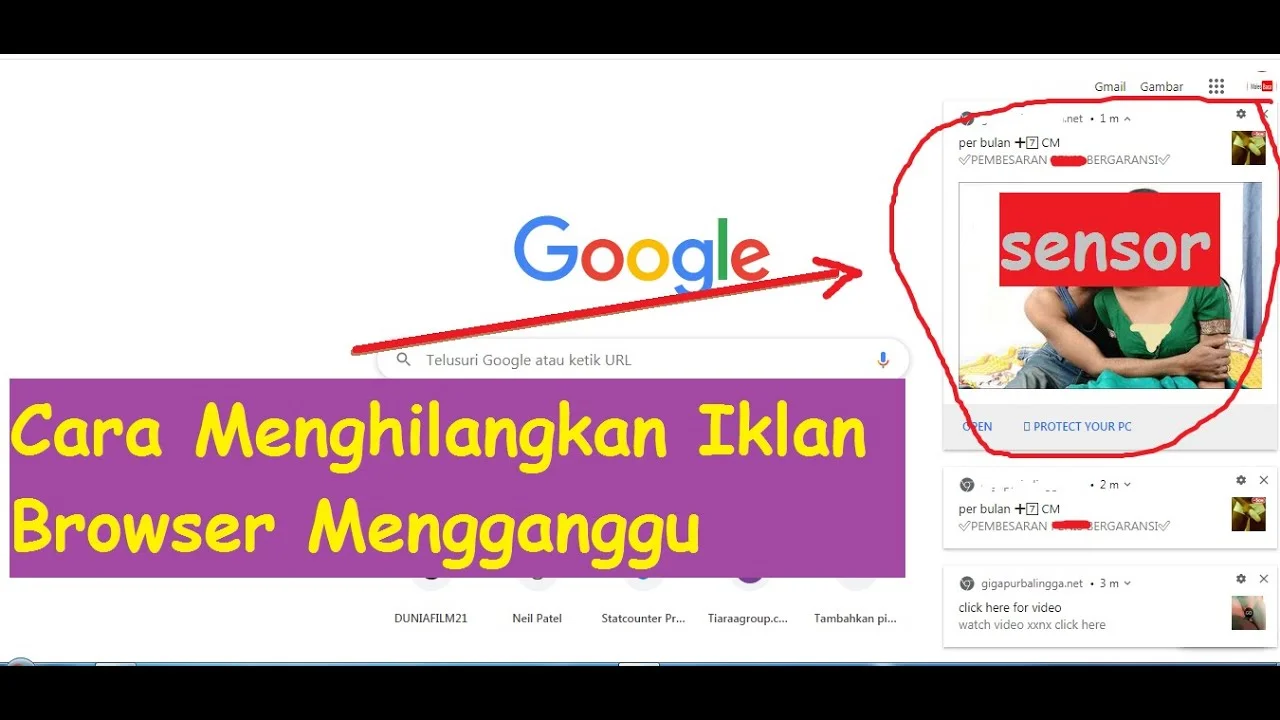 Cara Menghilangkan Iklan Muncul Di Laptop & Hp Android Mengganggu Seperti Virus.